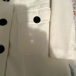 Jessica Simpson White Pea Coat